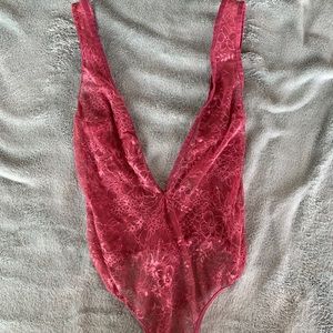 Red sheer Intimate bodysuit